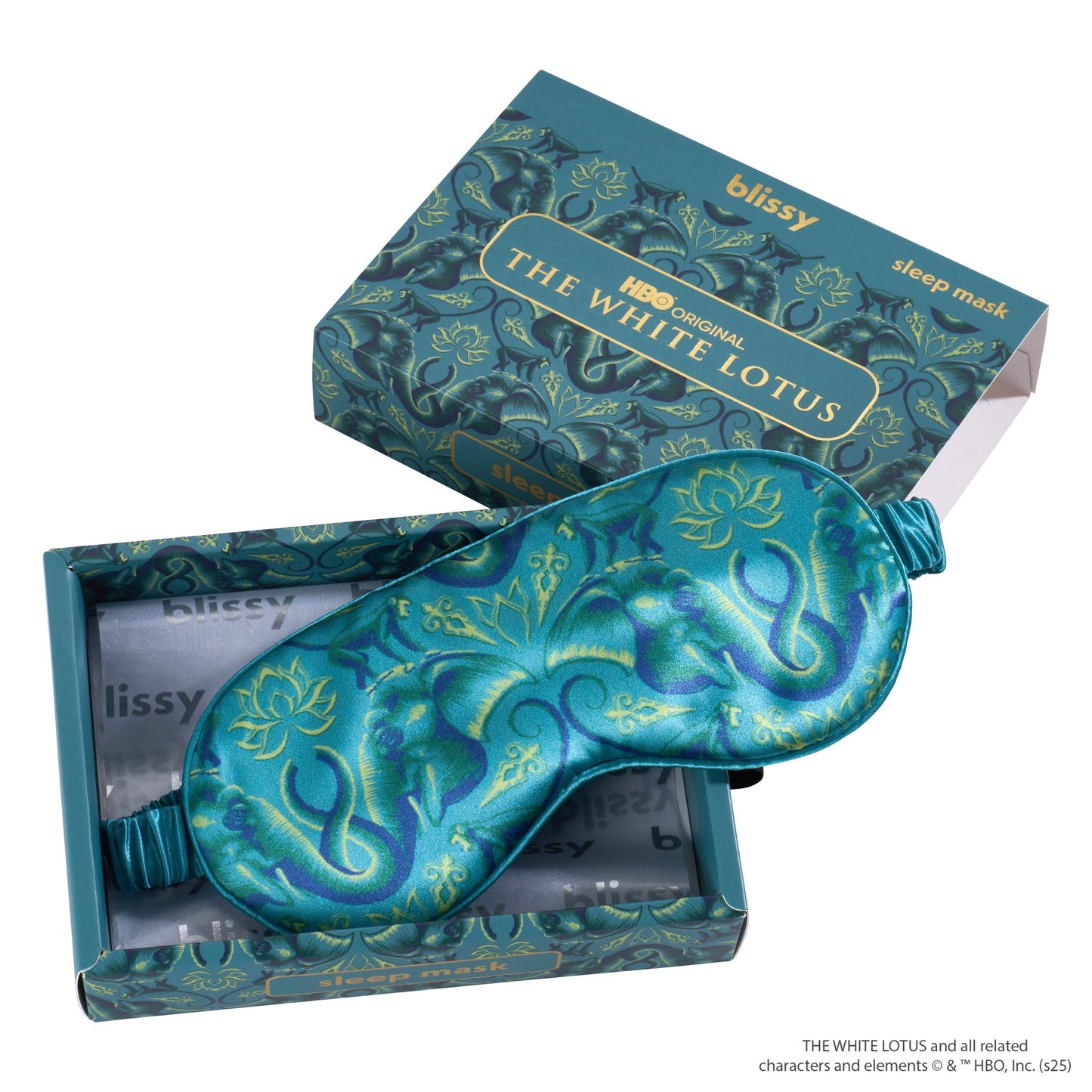 Lotus Jungle Silk Sleep Mask
