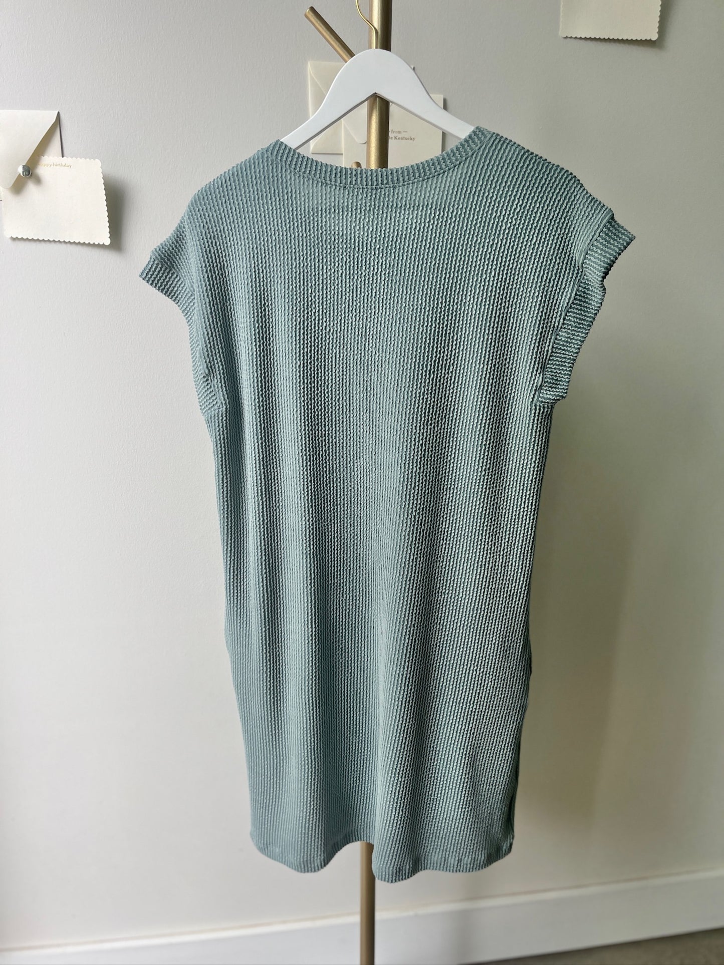 Ava Wave Rib Comfy Dress