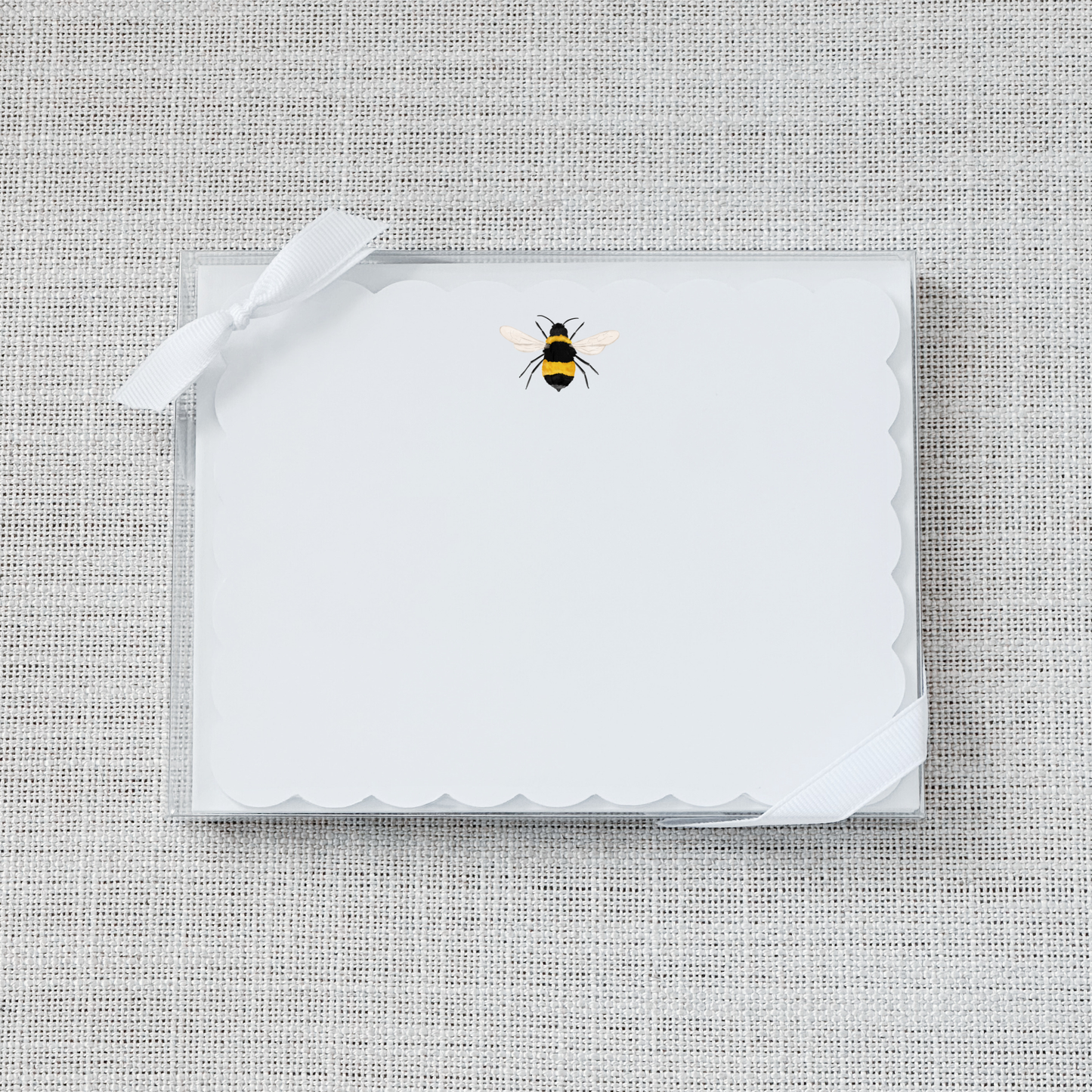 Bee Scallop Notecard Set