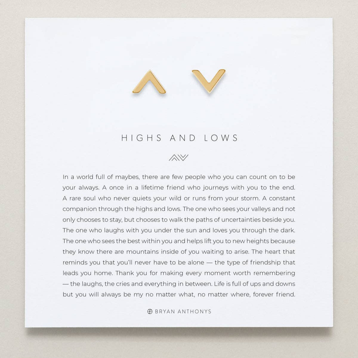 Highs & Lows Stud Earrings