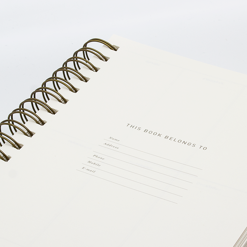 Pretty Pink Marble Planner