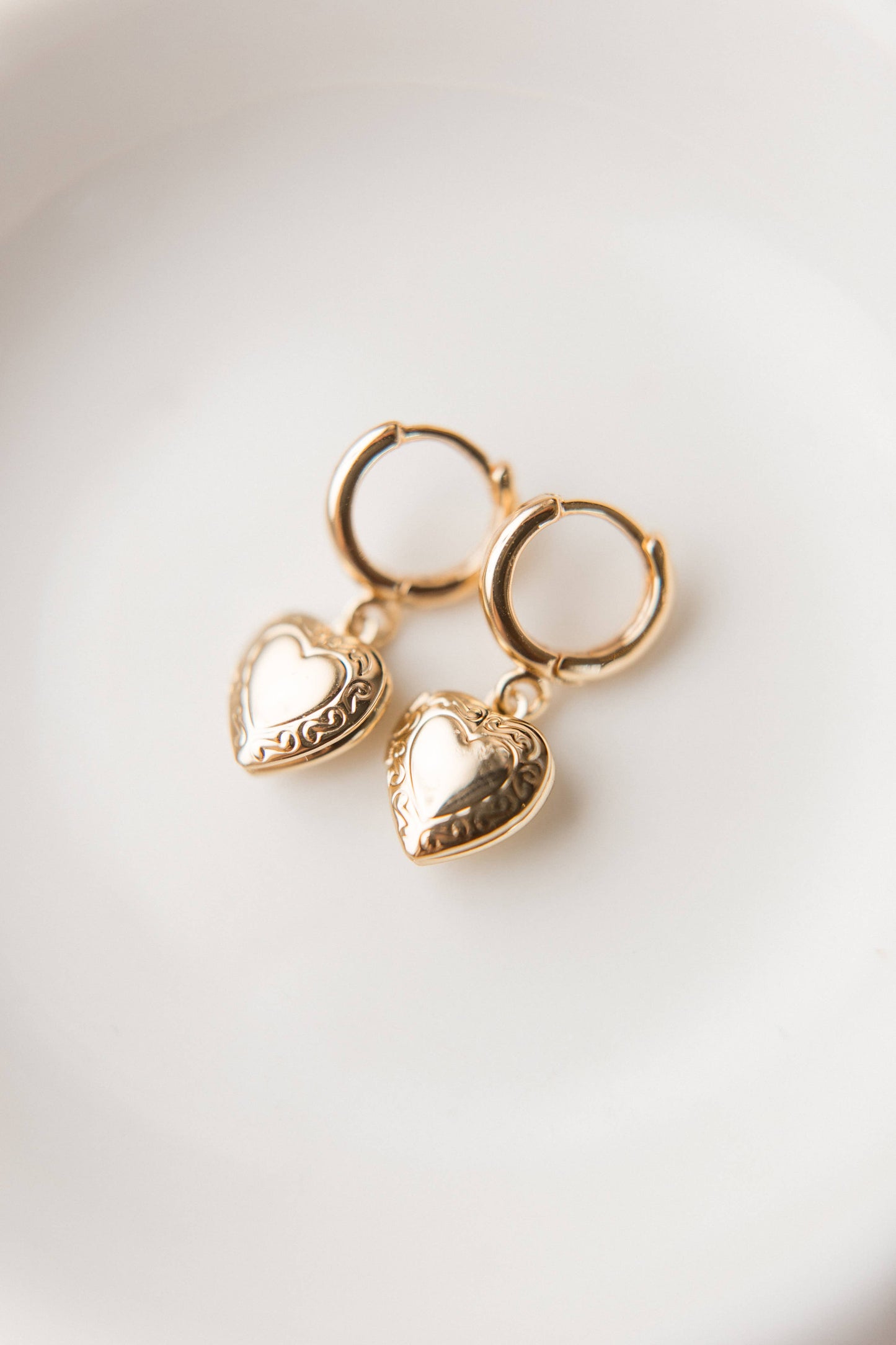 Heart Locket Earrings