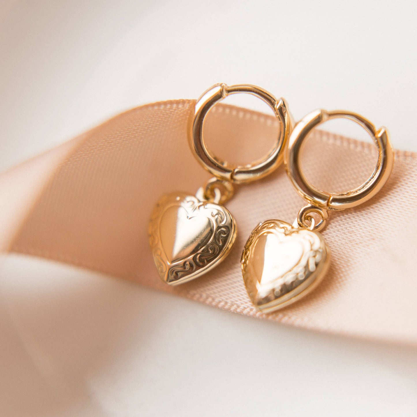 Heart Locket Earrings
