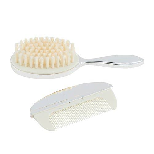 Silver Brush & Comb Keepsake Set