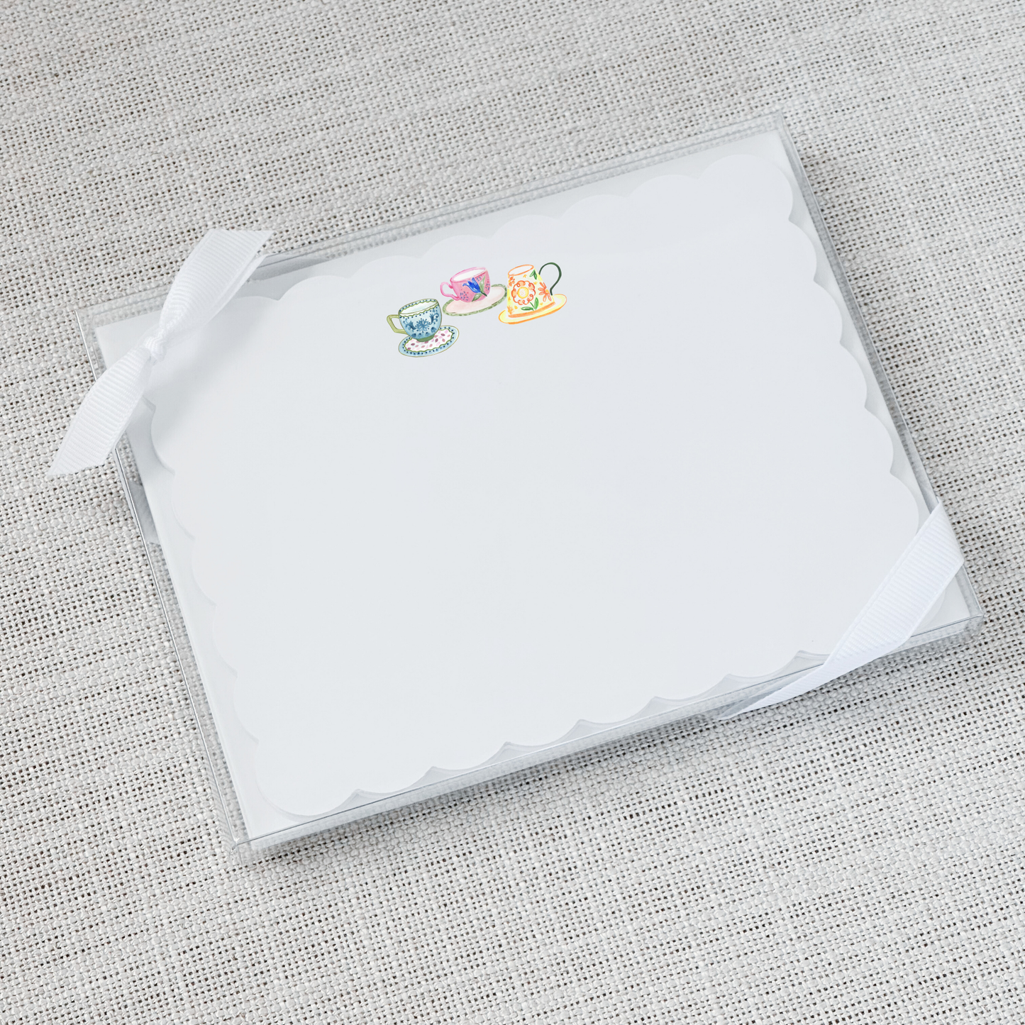 Teacup Scallop Notecard Set