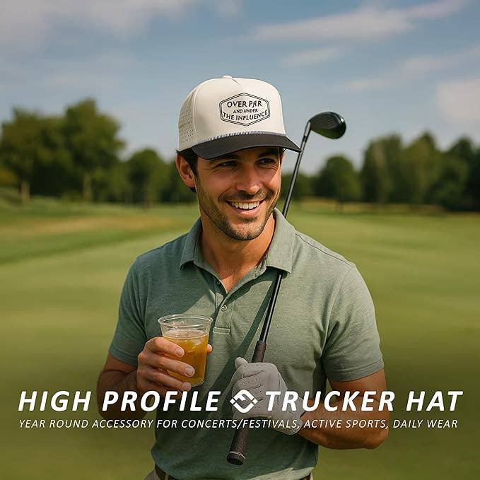 Over Par & Under the Influence Mens Hat