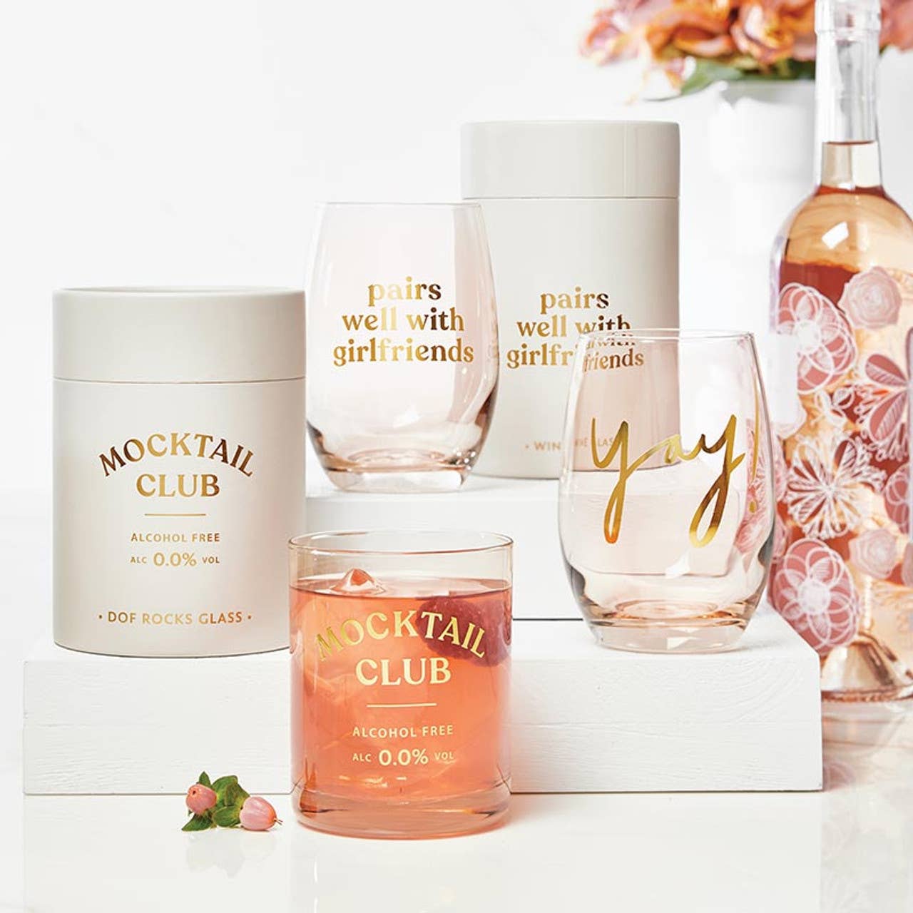 Mocktail Club Rocks Glass