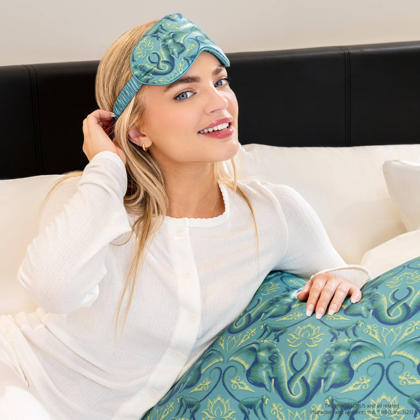Lotus Jungle Silk Sleep Mask