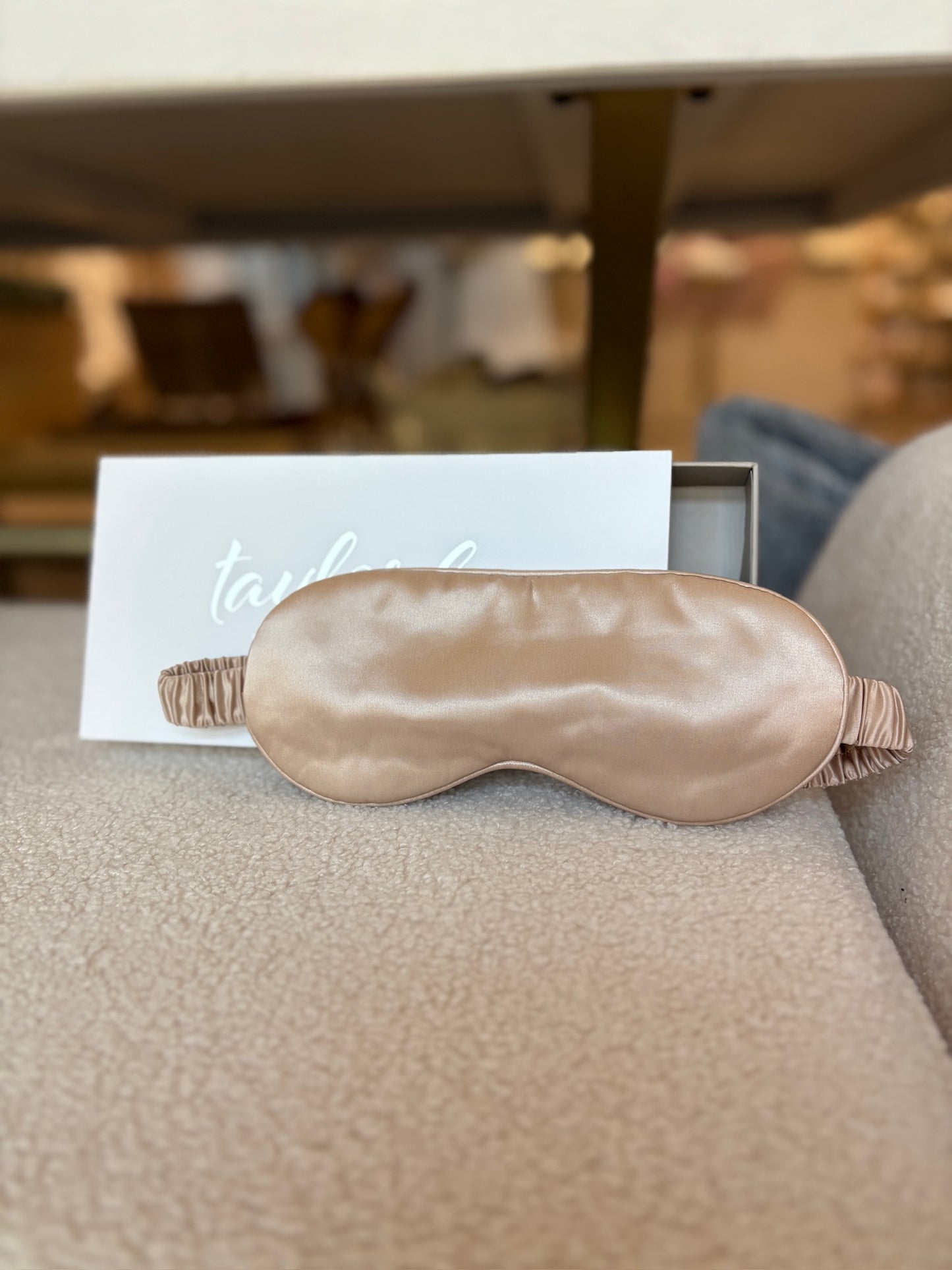Mulberry Silk Champagne Sleep Mask