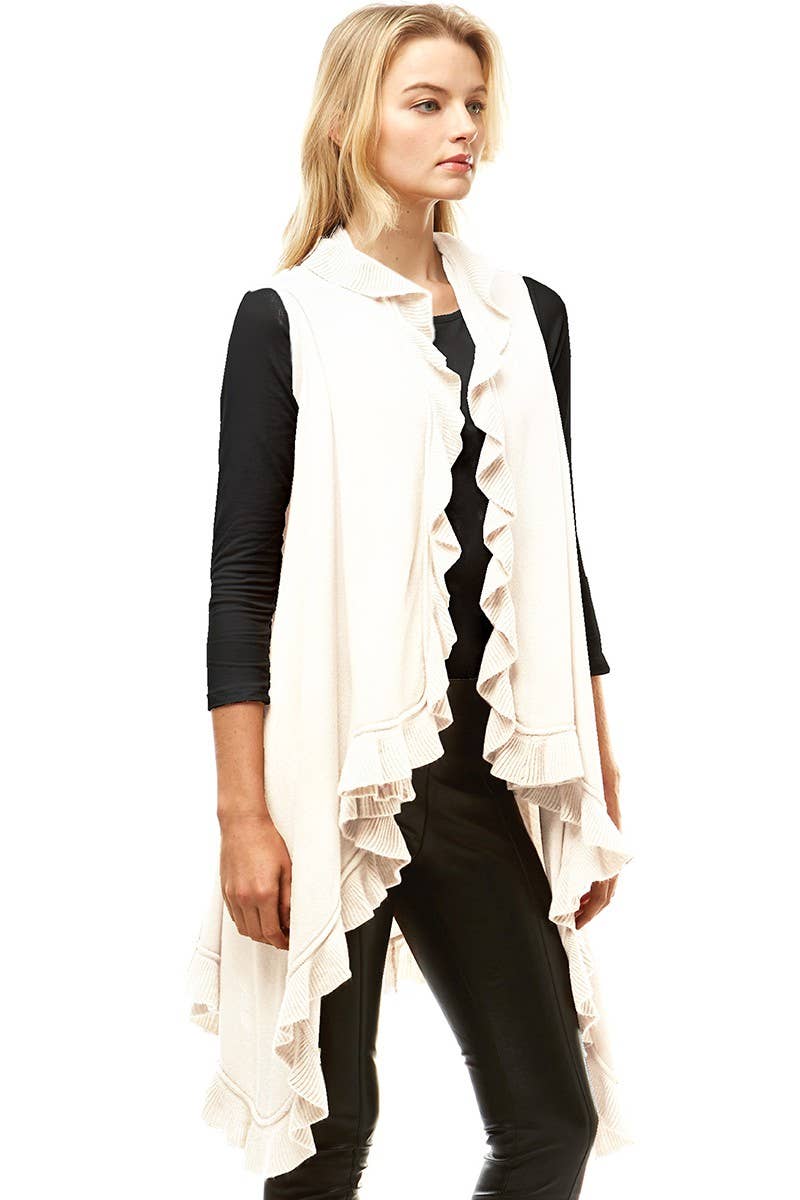 Elegant Ruffle Shawl