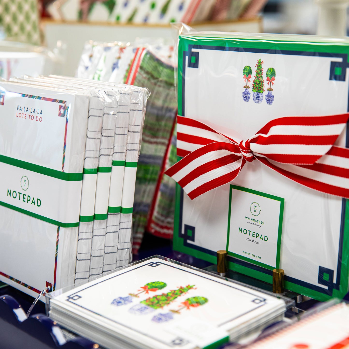 FA LA LA Tartan Notepad