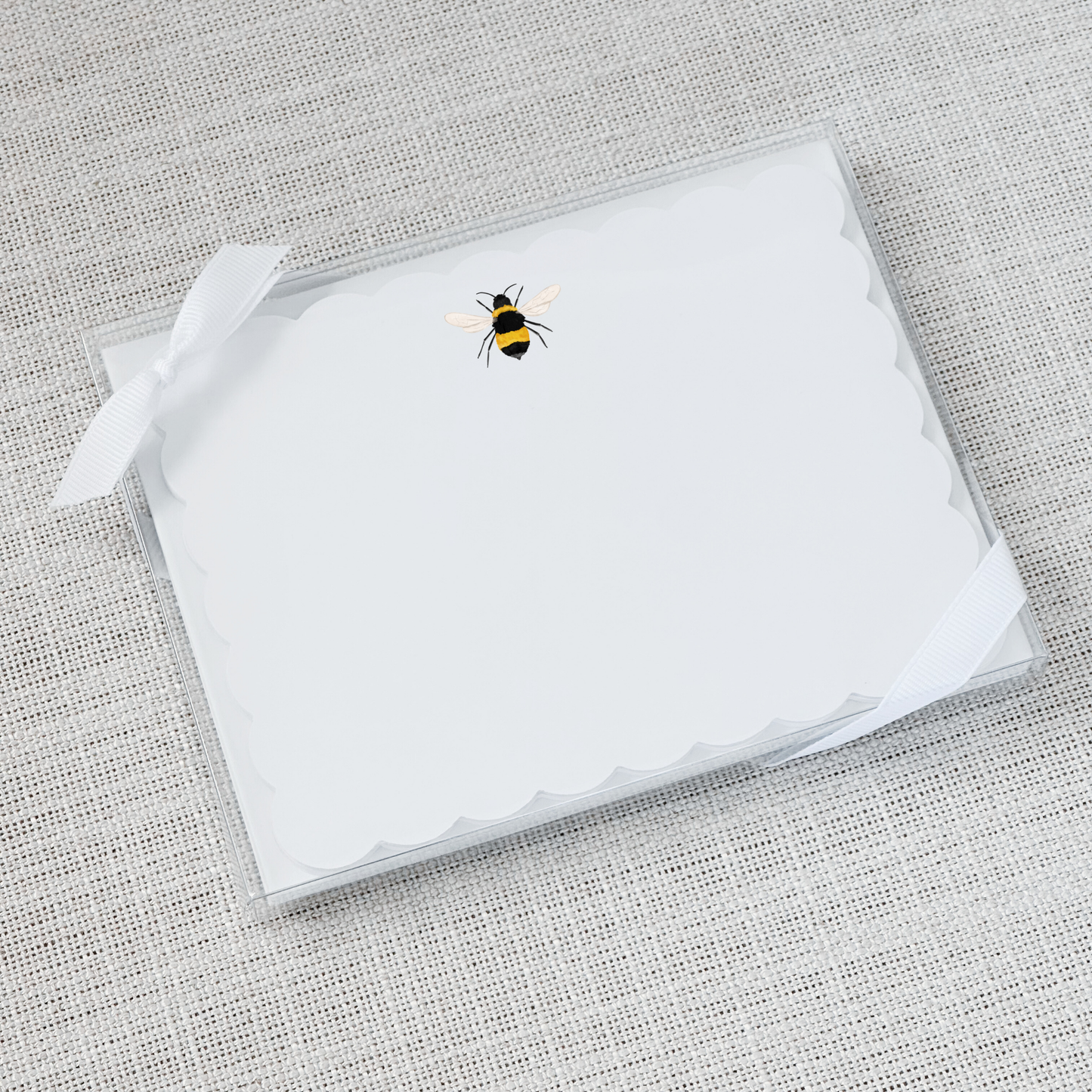 Bee Scallop Notecard Set