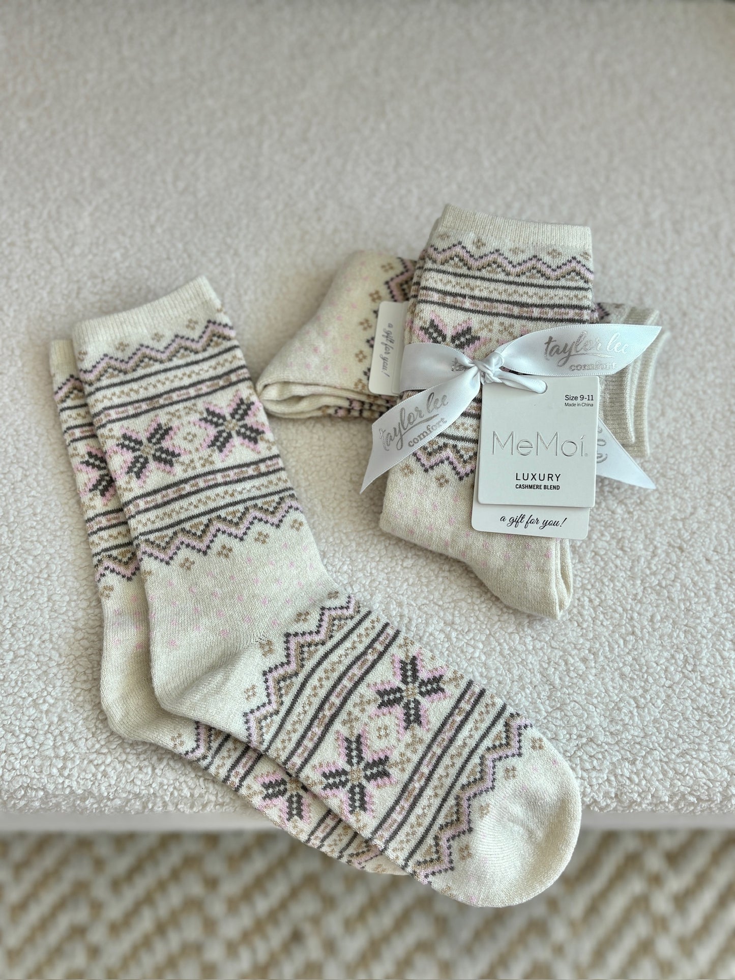 Cashmere Nordic Winter Socks