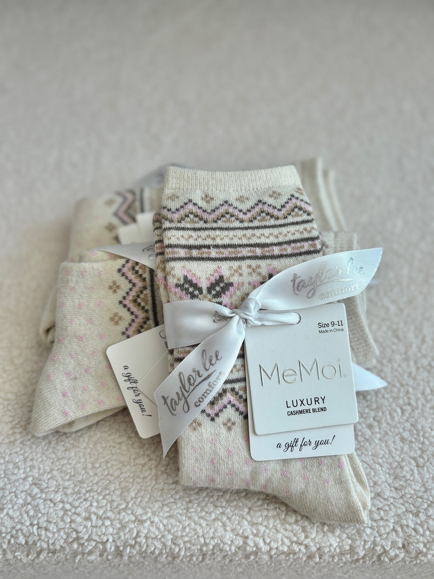 Cashmere Nordic Winter Socks