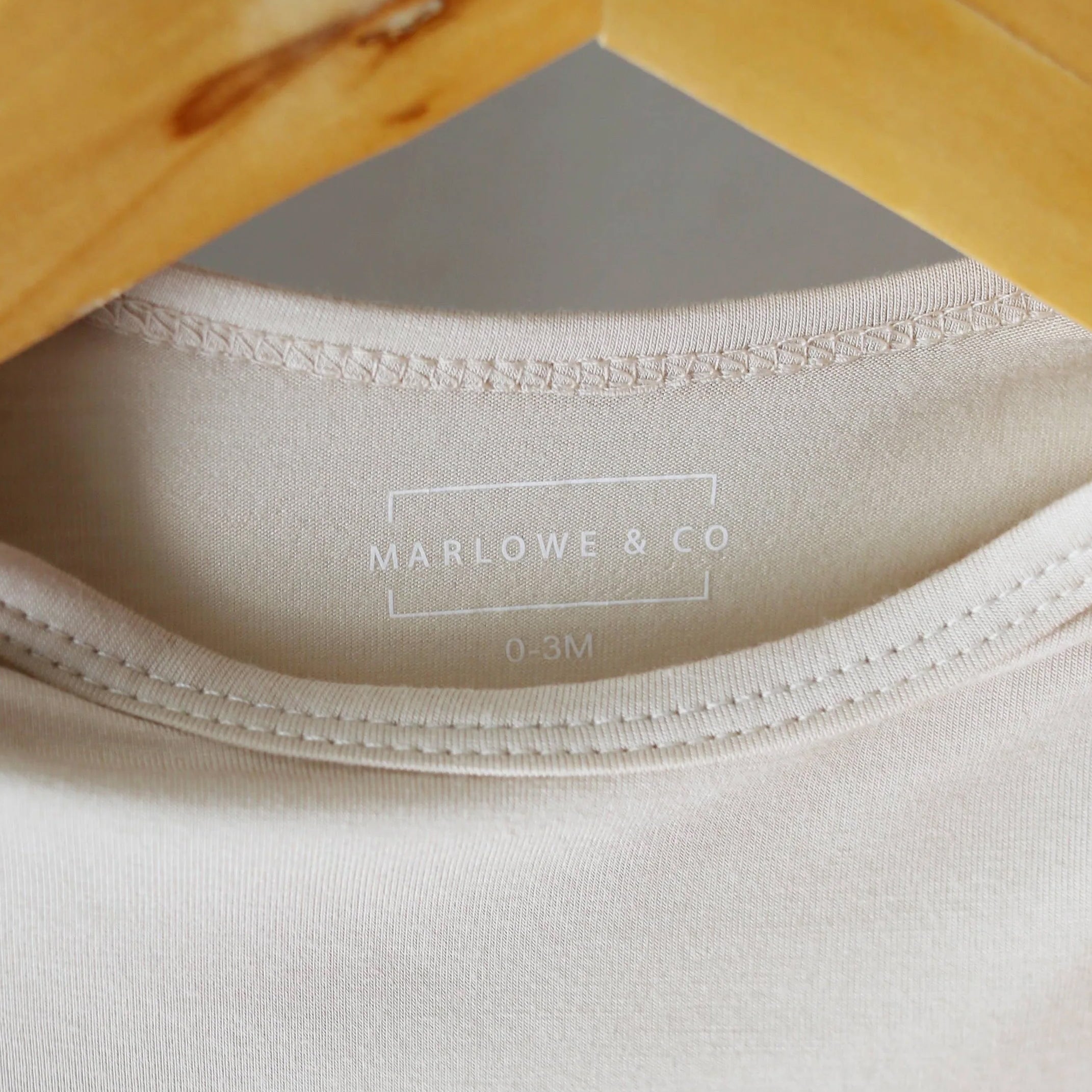 Natural Bamboo Knotted Baby Gown