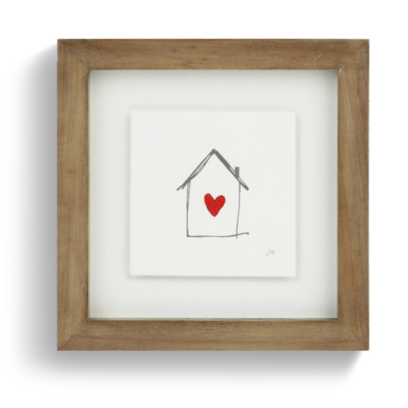 Heart-filled Home Wall Art