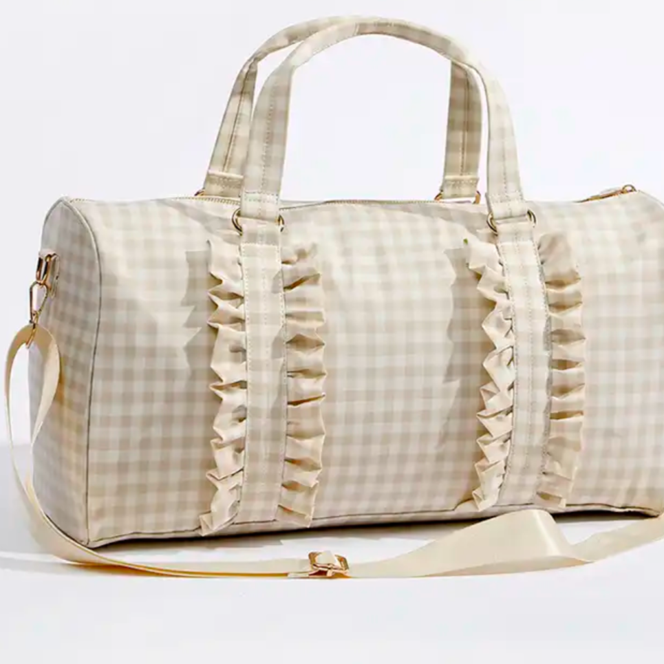 Pretty Ruffle Duffle Bags