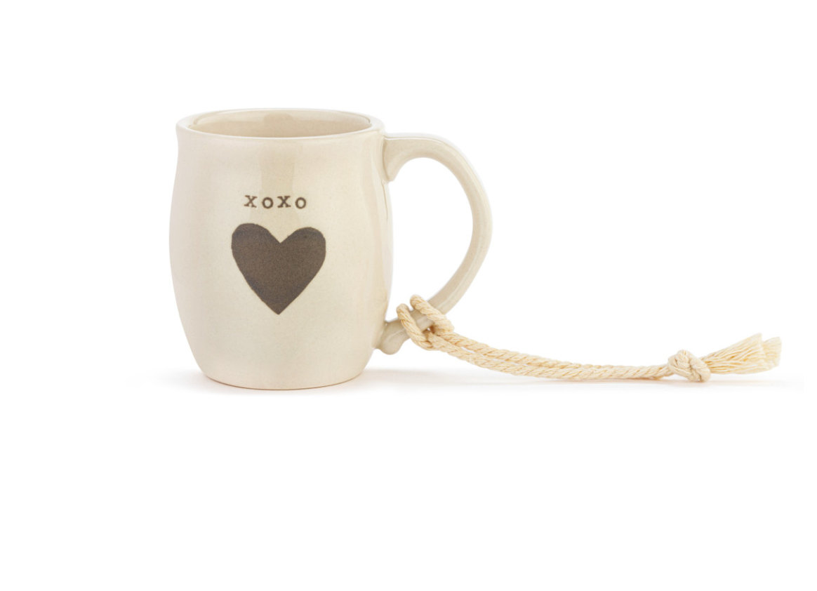 Mini Ceramic Heart Mug