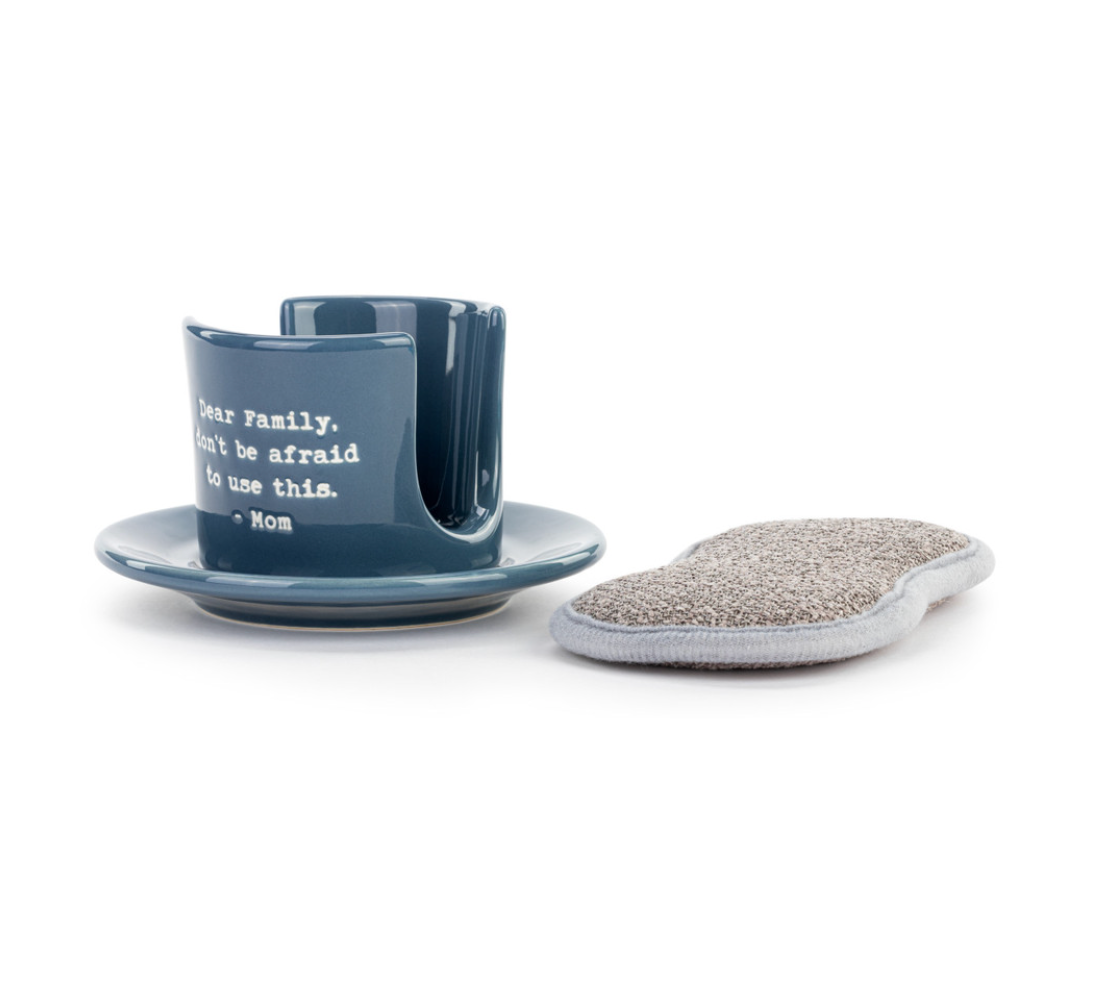 Dear Family Soap Dish with Sponge