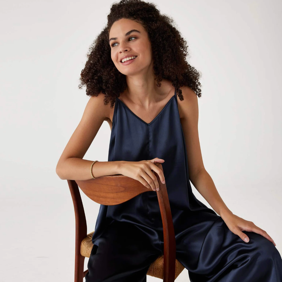 Mersea Coco Satin Sailor Jumpsuit