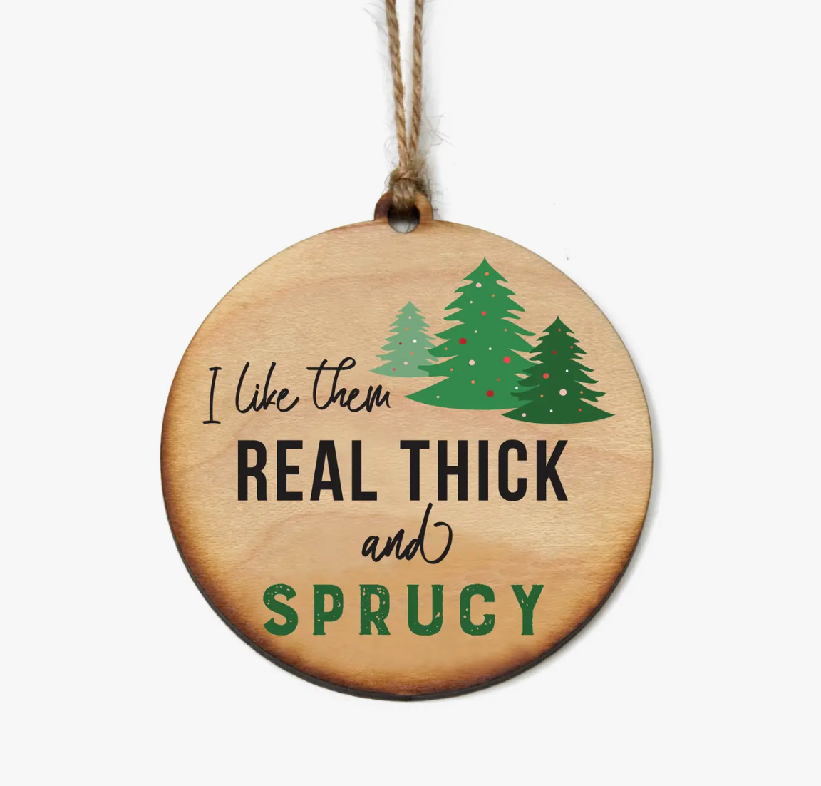 Wooden Tree Ornaments