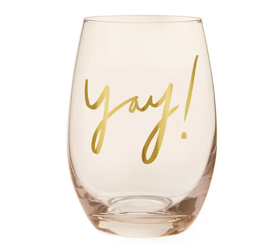 Stemless Wine Glass - YAY!