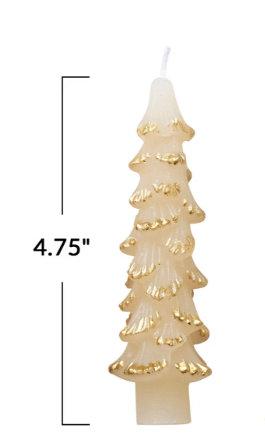 Tree Holiday Taper Candles