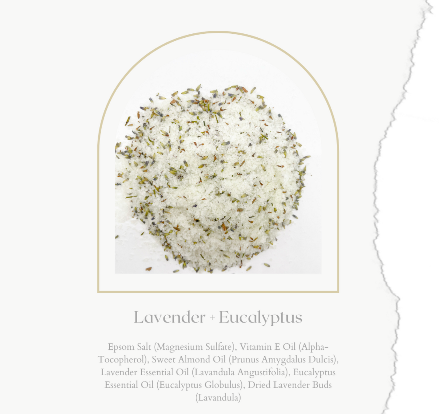 Lavender + Eucalyptus Polishing Bath Soak