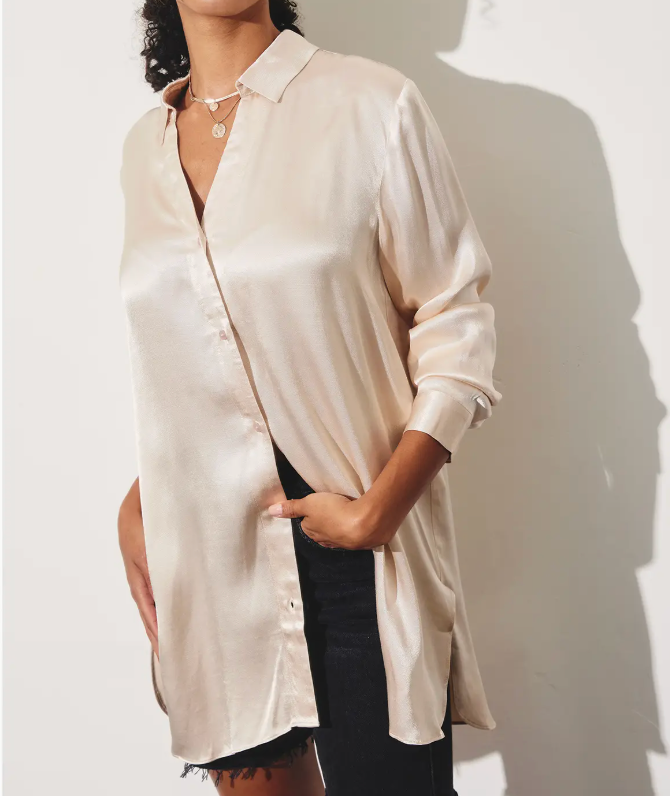 Take It Easy Satin Shirt