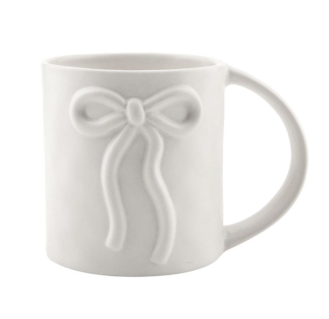 Wide Handle Bow Mug