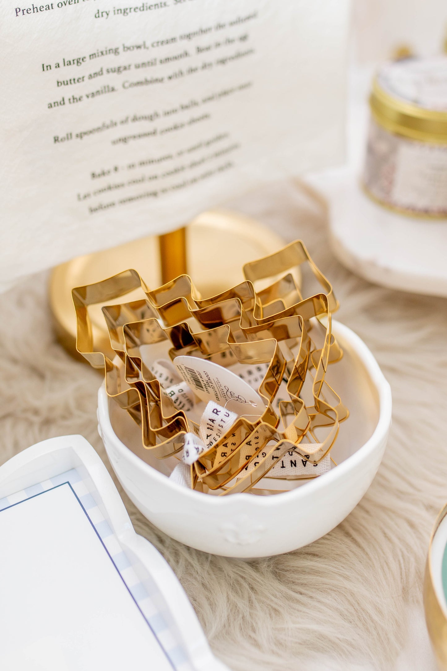 Gold Cookie Cutter Set - Tree - Set of 3