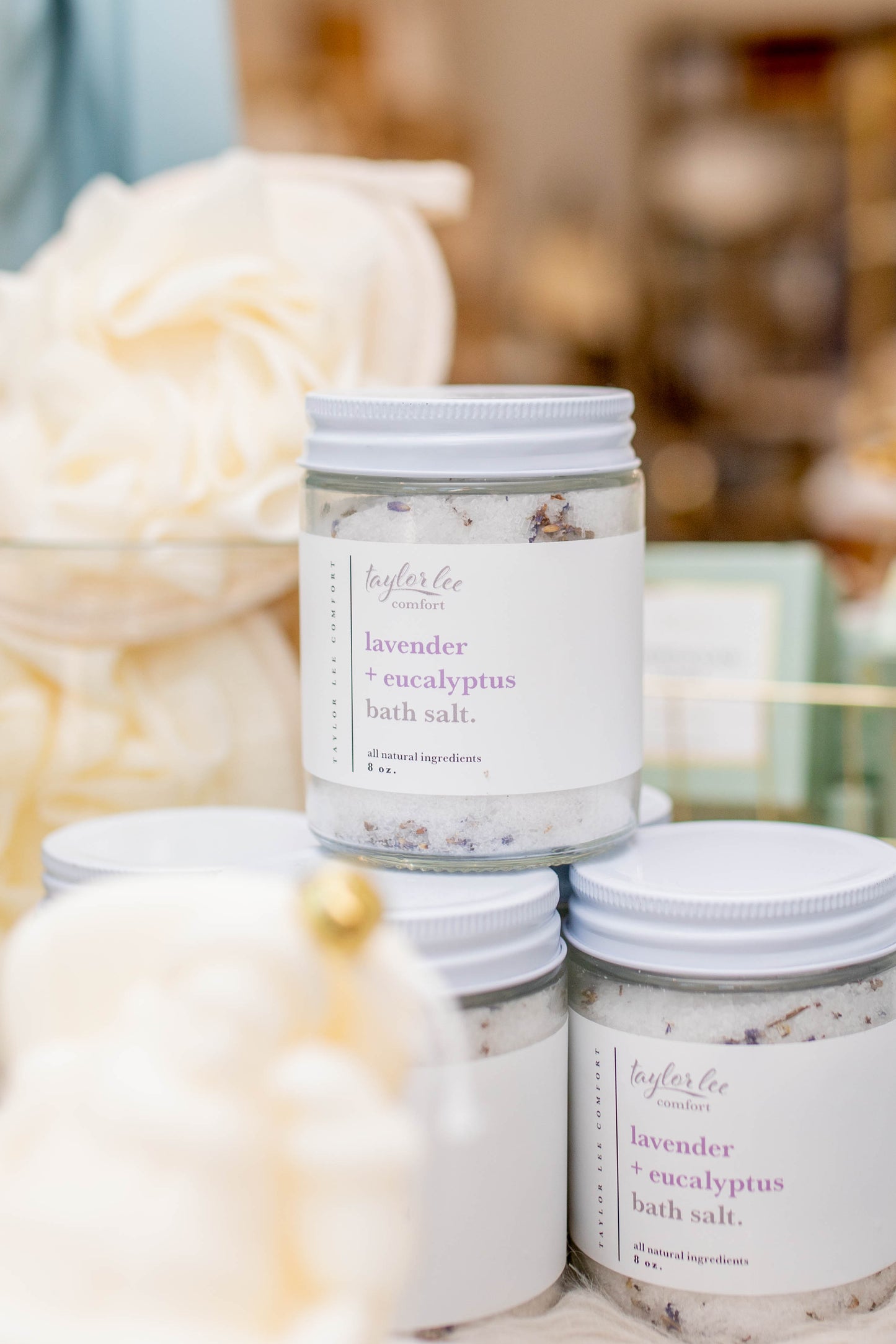 Lavender + Eucalyptus Polishing Bath Soak