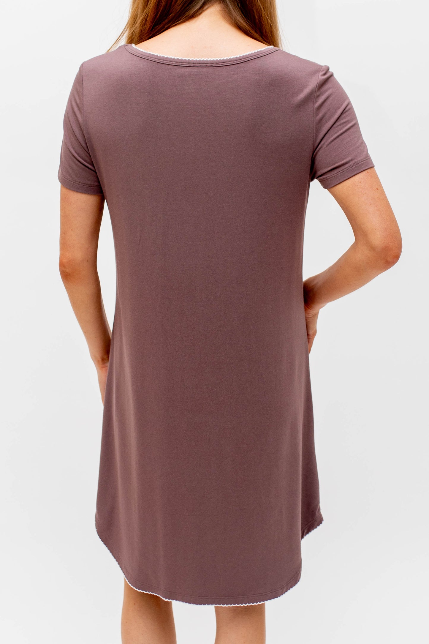 Emilee Bamboo Short Sleeve Sleep Shirt