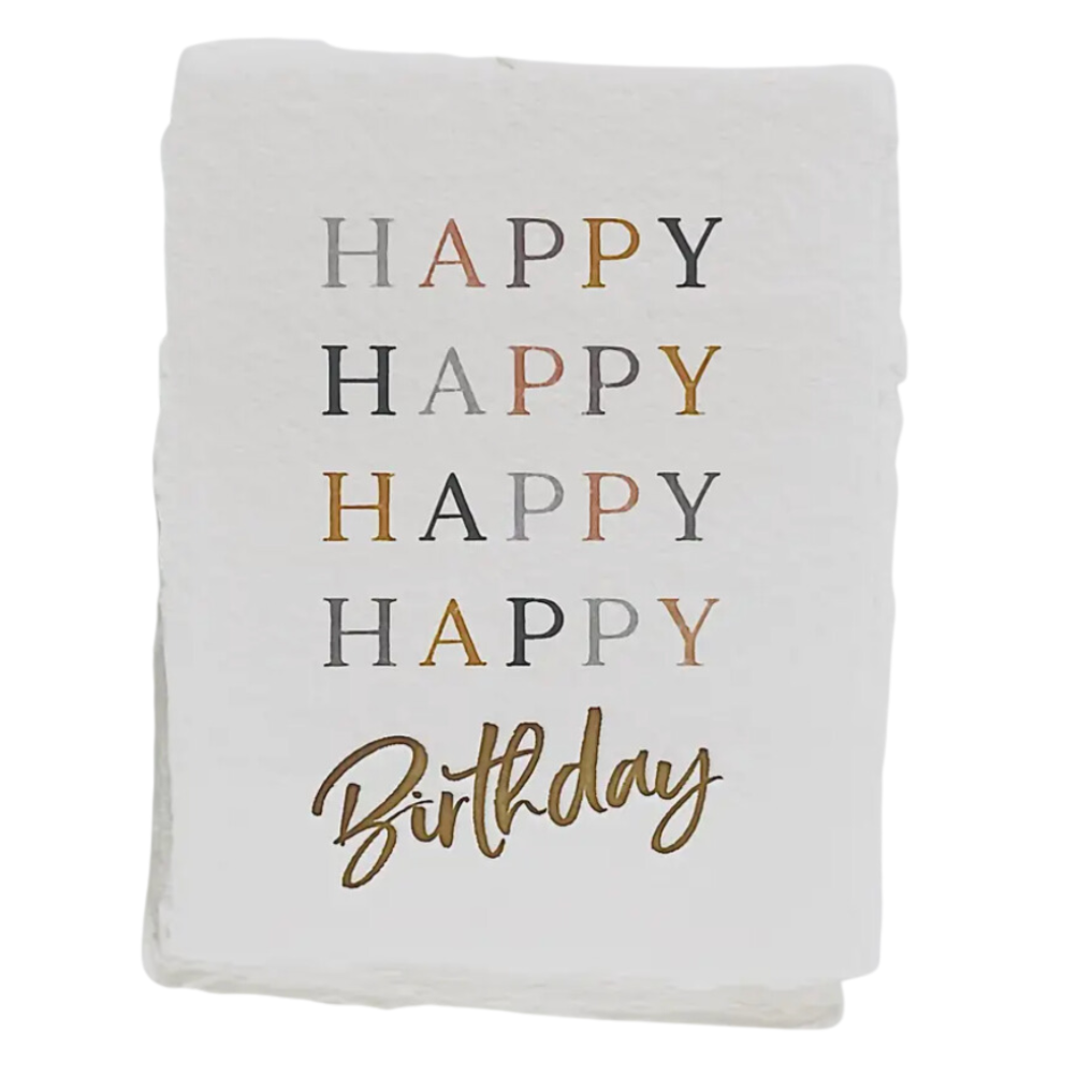 Letterpress Greeting Card