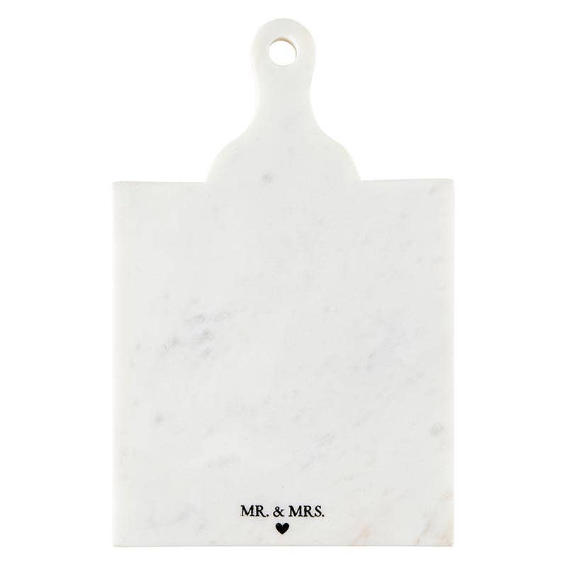 Mr. & Mrs. Marble Board with Handle