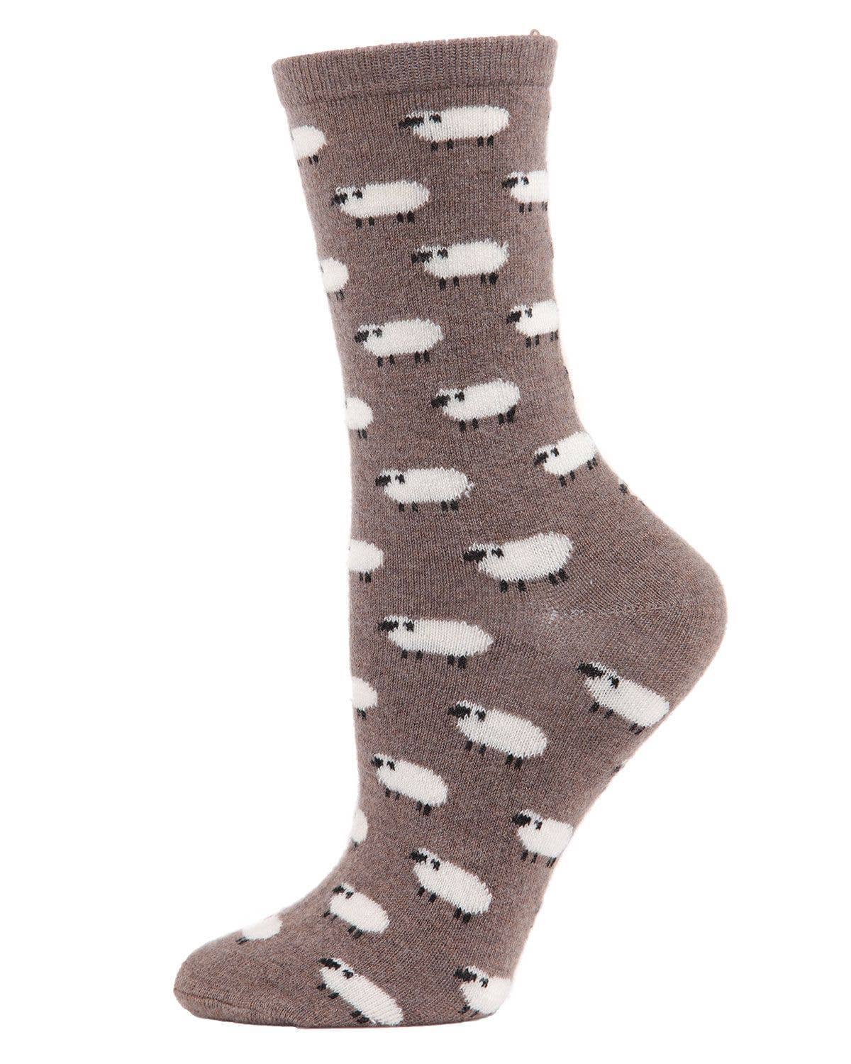 Cashmere Blend Sheep Socks