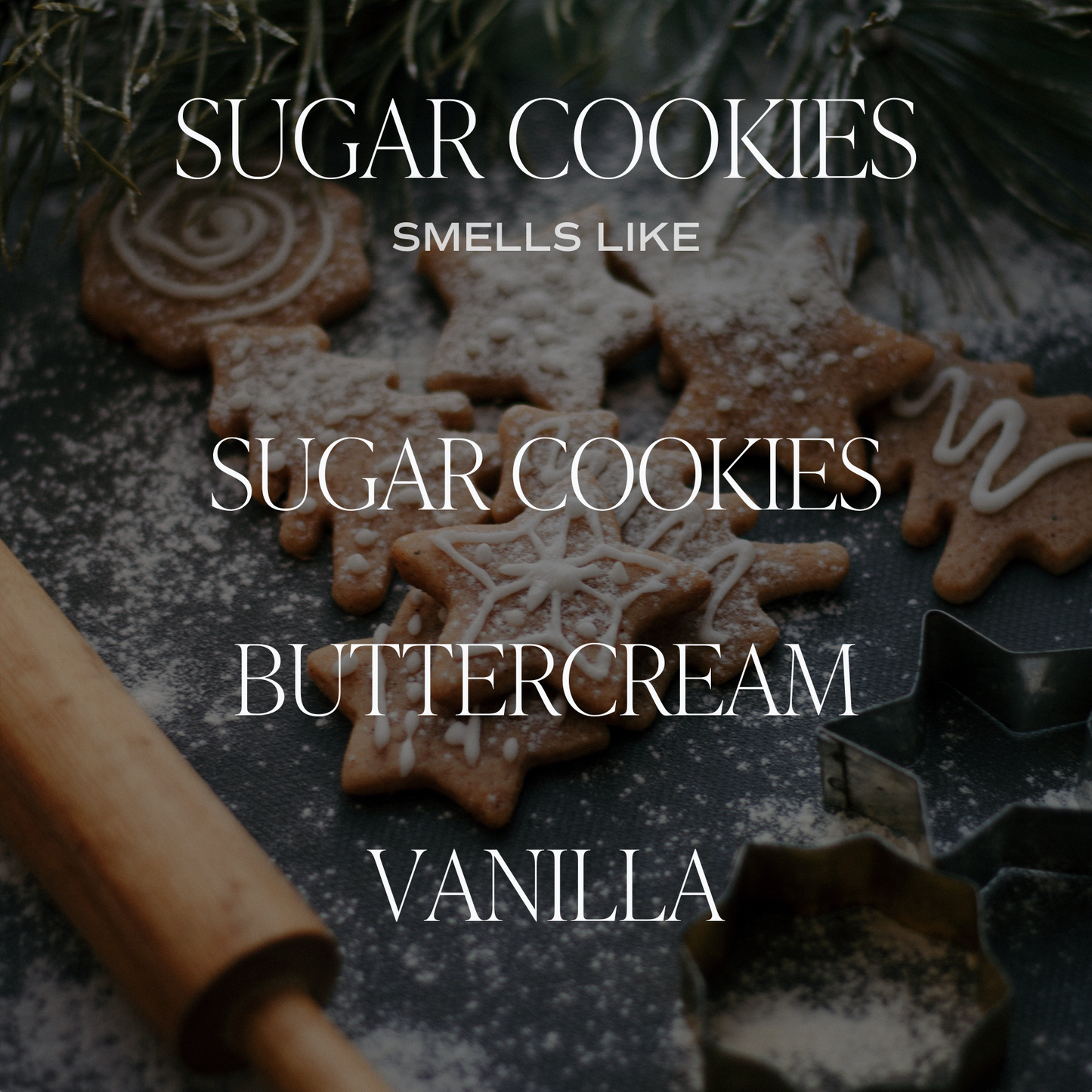 Sugar Cookies Fluted Jar Soy Candle