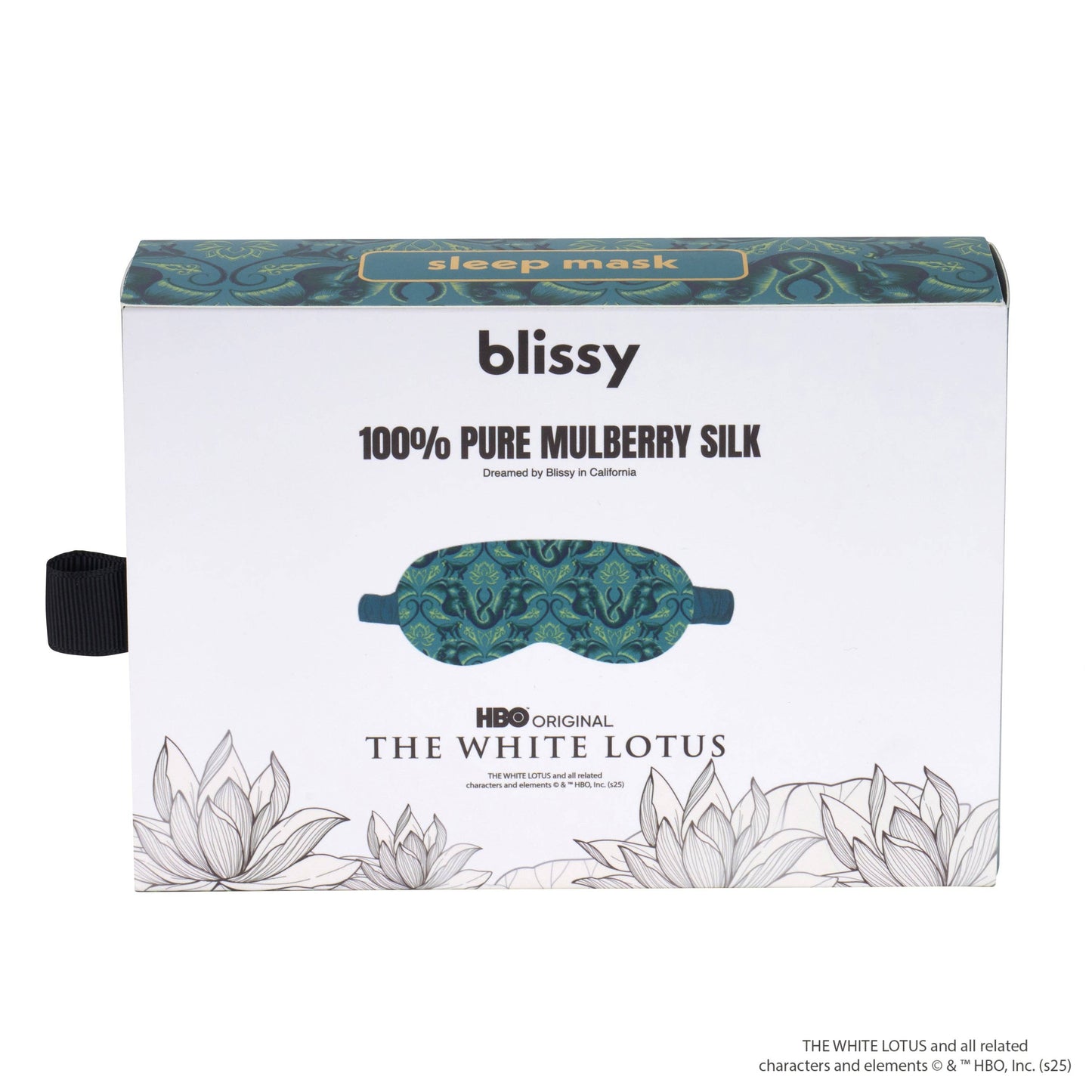 Lotus Jungle Silk Sleep Mask