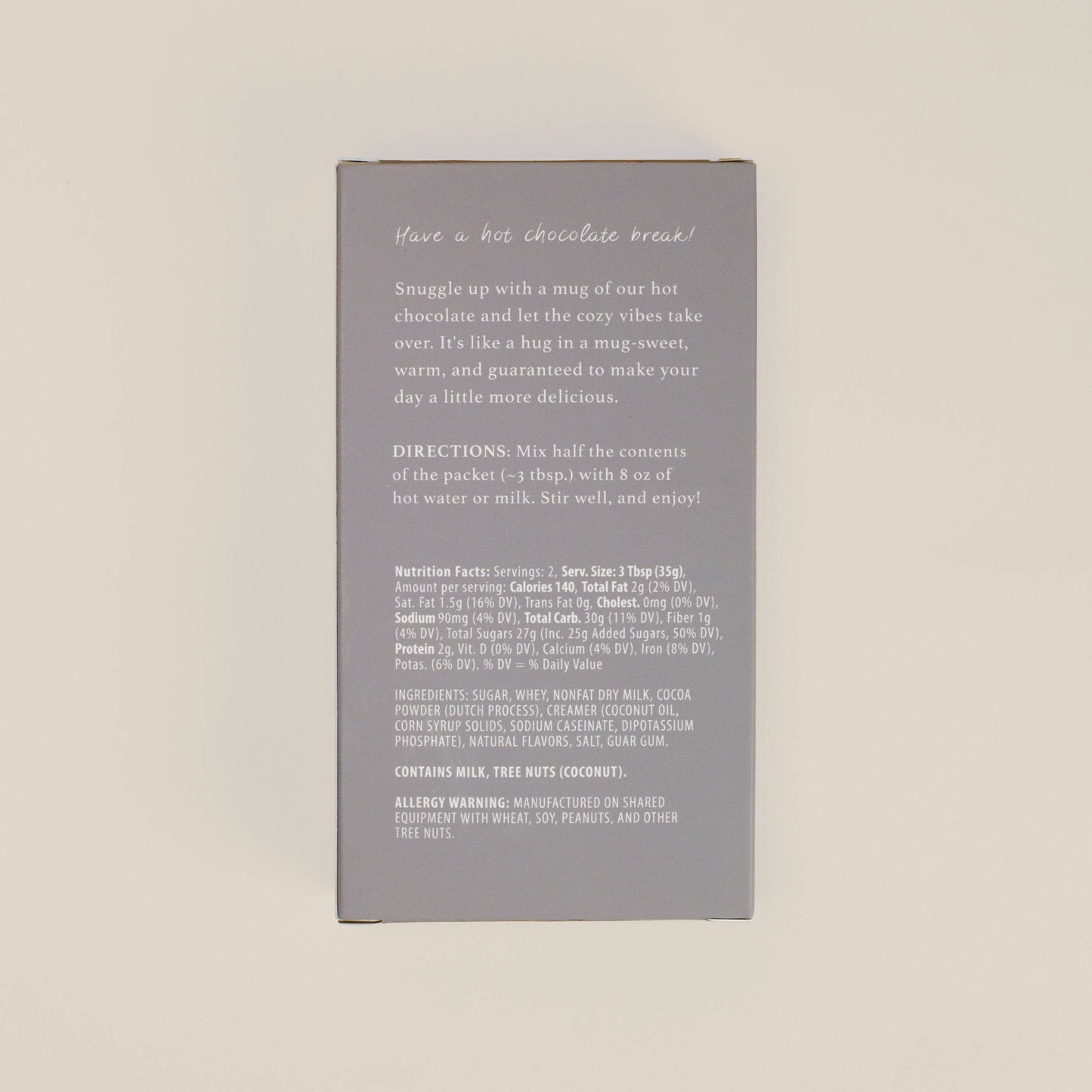 Creamy Milk Hot Chocolate