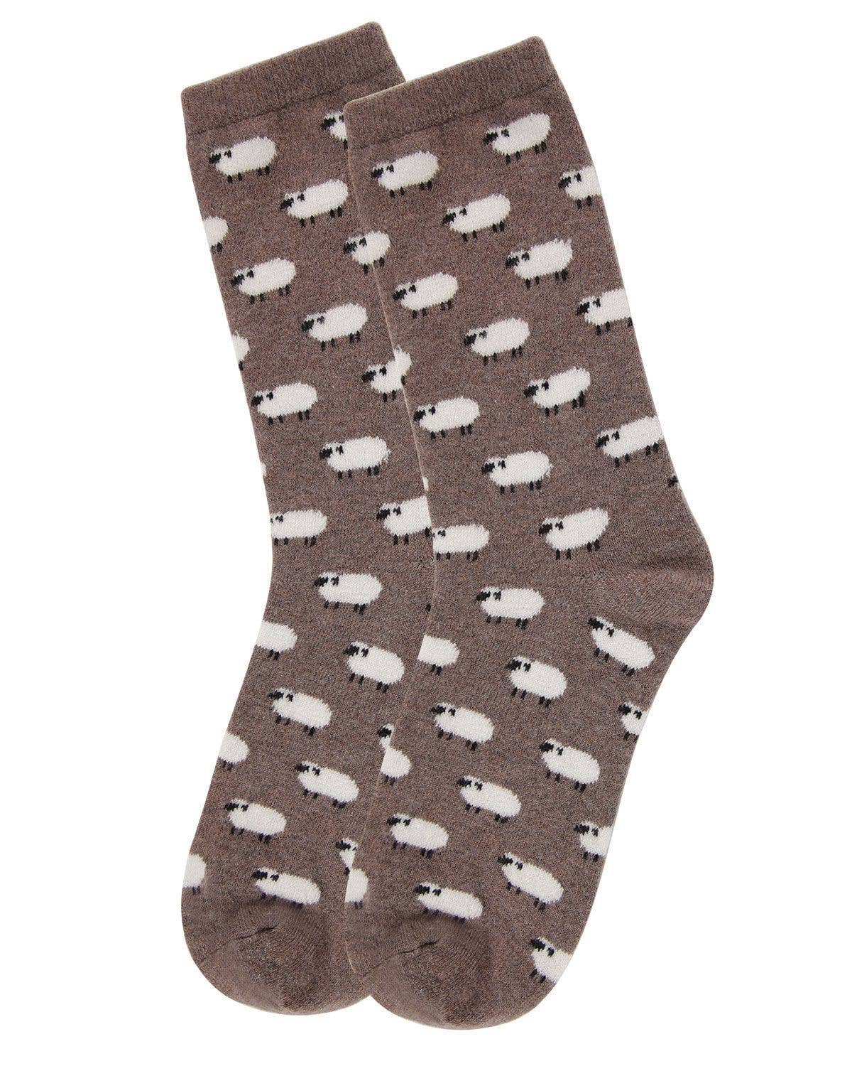 Cashmere Blend Sheep Socks