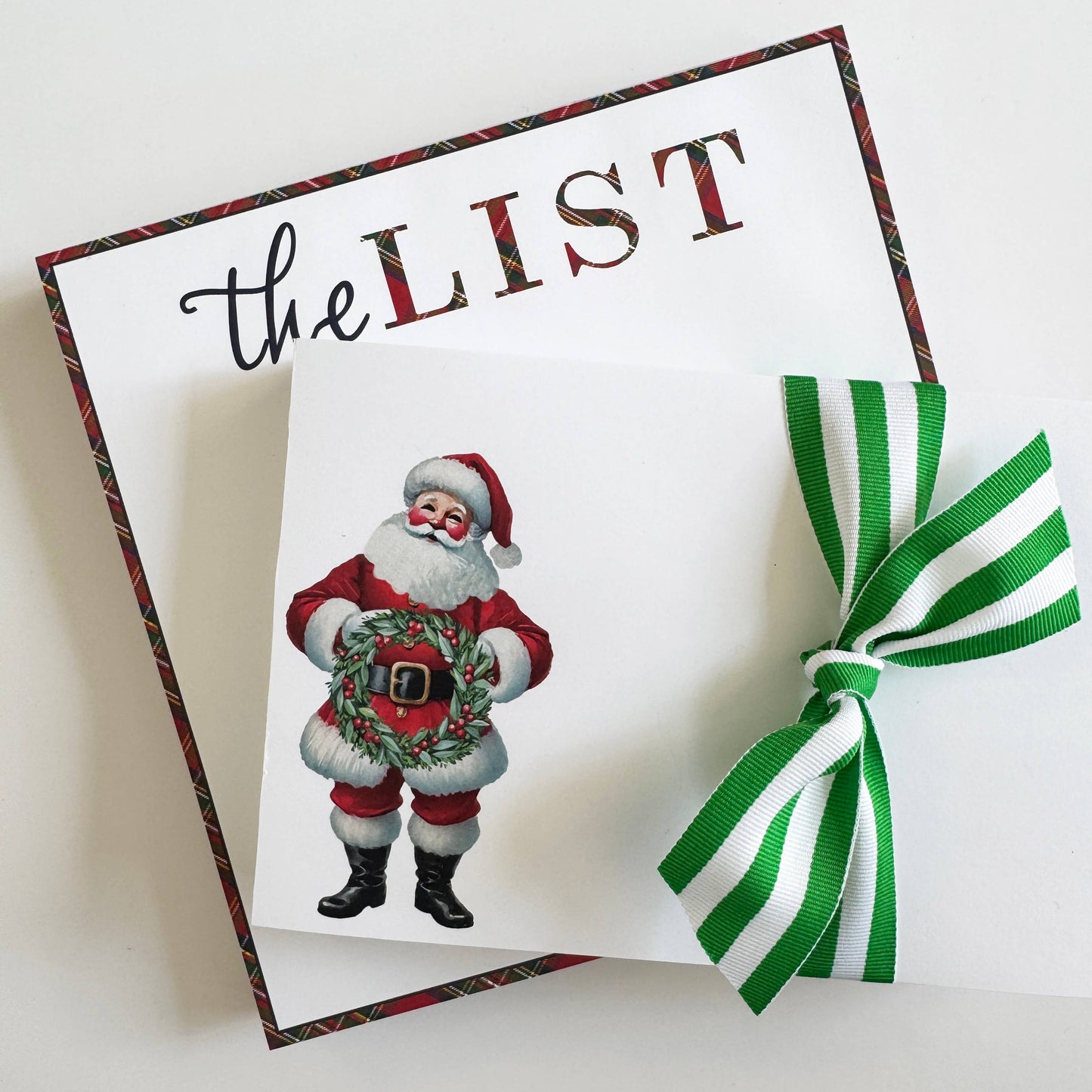 Tartan "The List" Large Notepad