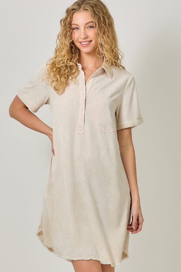 Roll Up Your Sleeves Dress