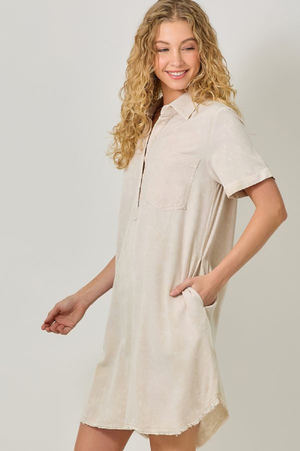 Roll Up Your Sleeves Dress