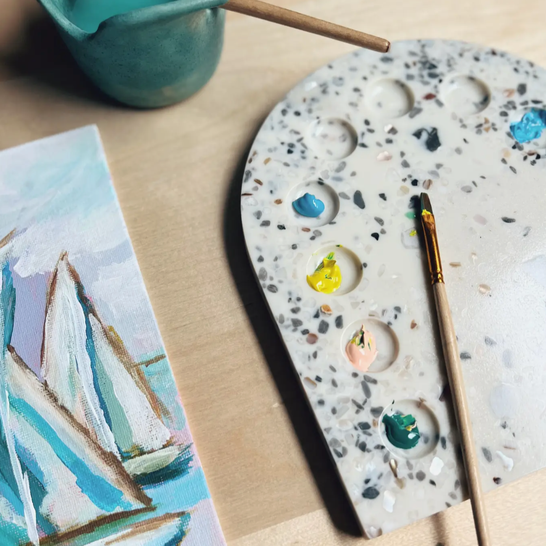 Terrazzo Paint Palette