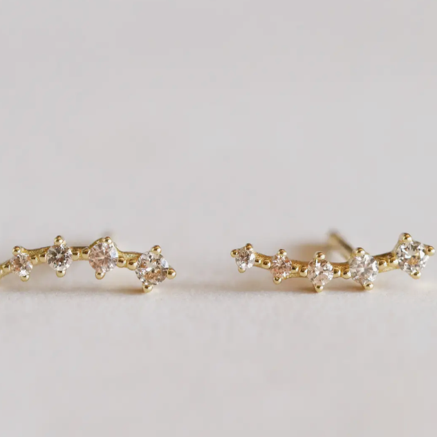 Gold Vermeil Stud Earrings