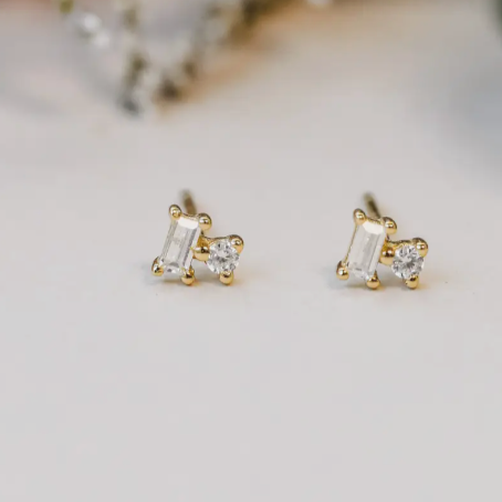 Gold Vermeil Stud Earrings
