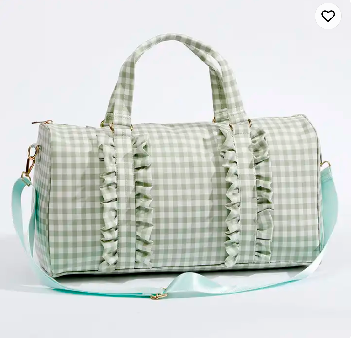 Pretty Ruffle Duffle Bags