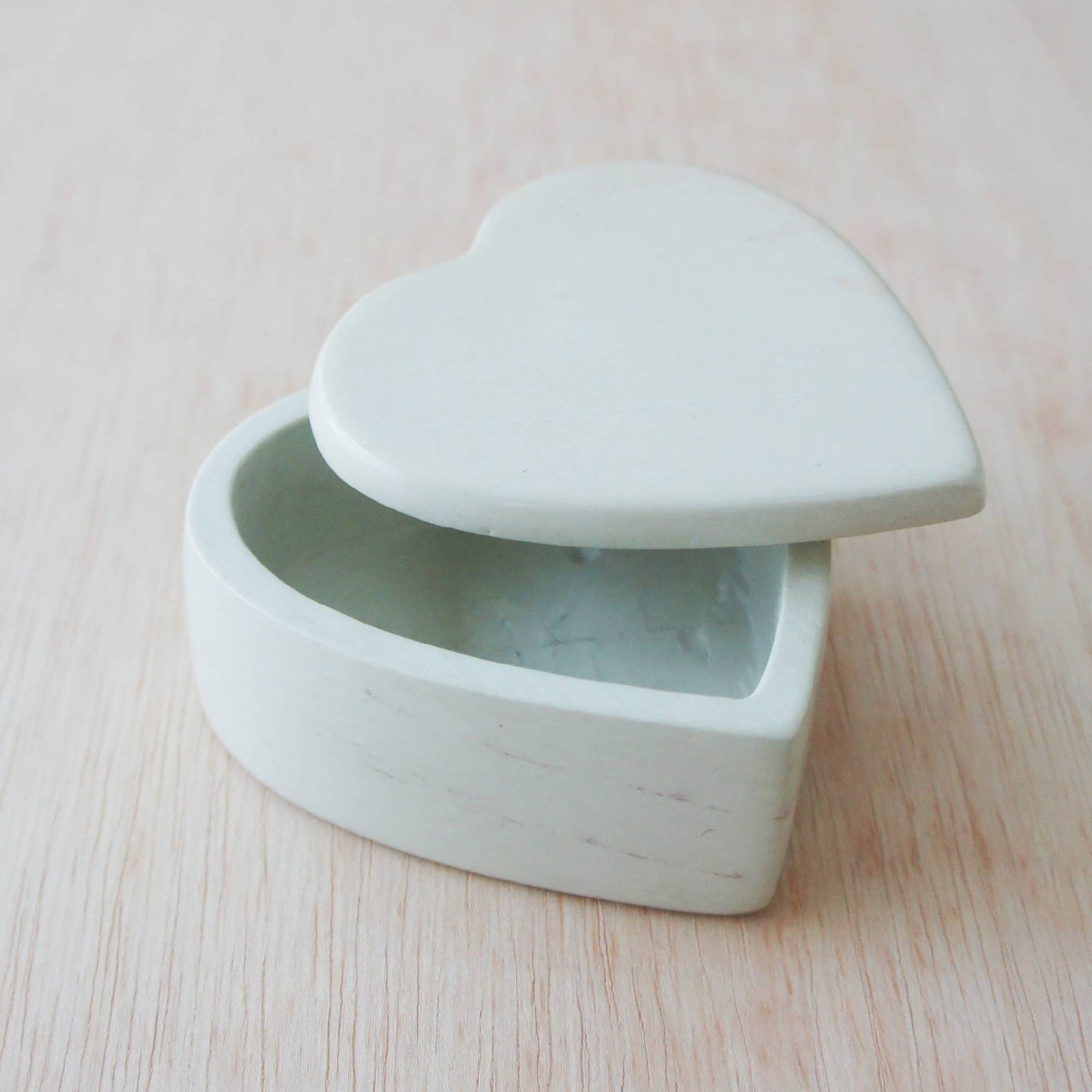 Heart Box Natural Stone
