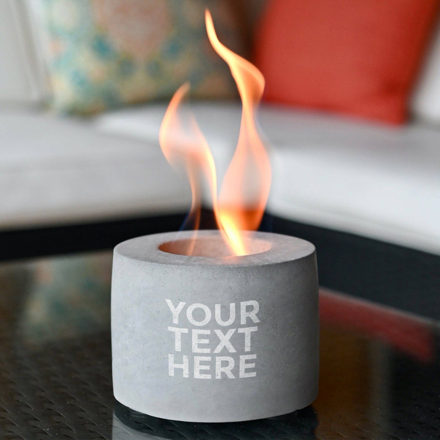Round Table Top Fire Pit - CUSTOMIZABLE