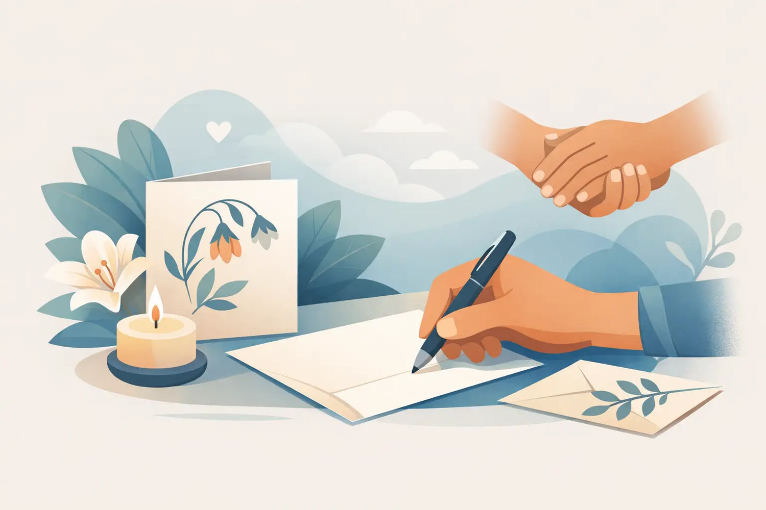 What to Write in a Sympathy Card With Care